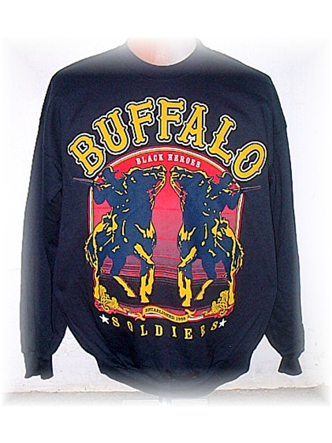 BUFFALO SOLDIERS LONG SLEEVE FLEECE